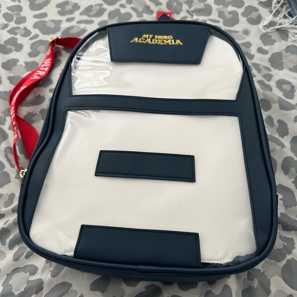 My Hero Academia backpack Navy, red, and gold. NWT - Picture 3 of 10